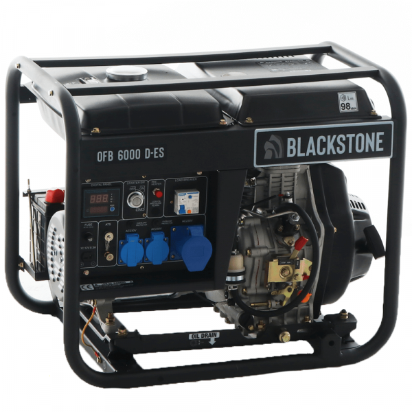 Blackstone OFB 6000 D-ES - Groupe électrogène Monophasé Diesel - Puissance Nominale 5 kW