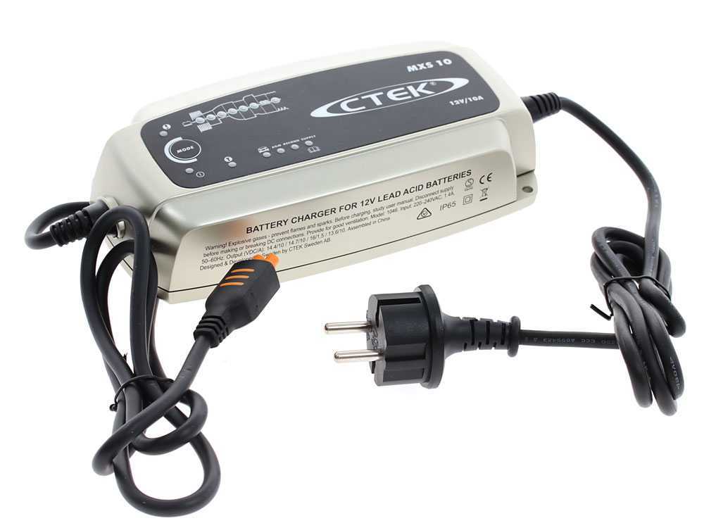 Ctek Chargeur de Batterie Mxs 10 Ec 12V 10A