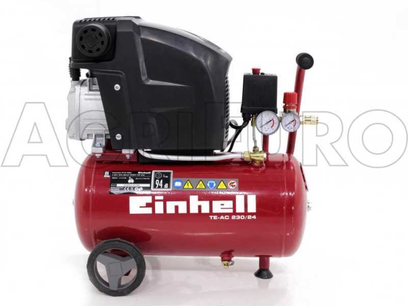 Einhell TE-AC 230/24 - Compresseur d'air &eacute;lectrique sur chariot - moteur 2 CV - 24 L