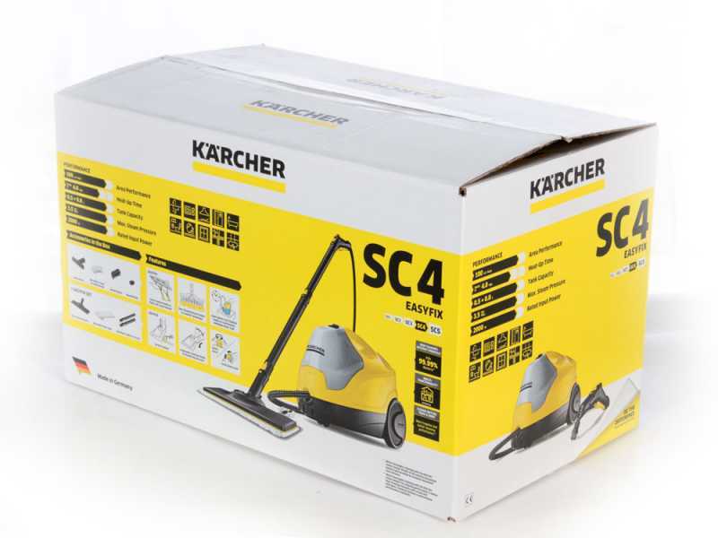 Karcher SC 4 EasyFix - Nettoyeur Vapeur + Chiffons Jetables
