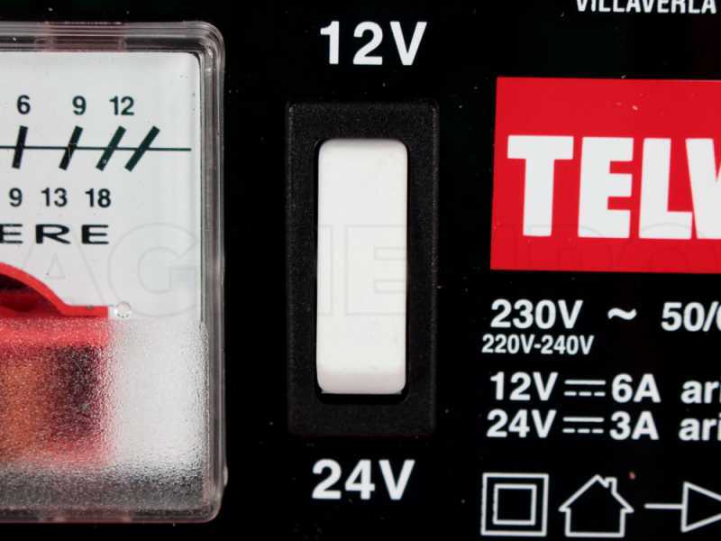 Chargeur de voiture portable telwin nevada 15 voltage 12-24v