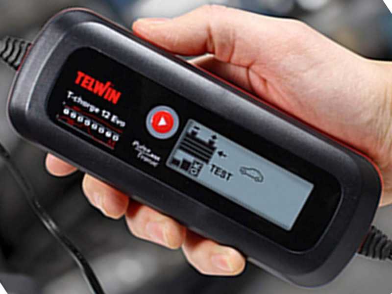 Chargeur de batterie et maintien de charge testeur Telwin T-Charge 12 EVO -  écran LCD - batteries 6/12V