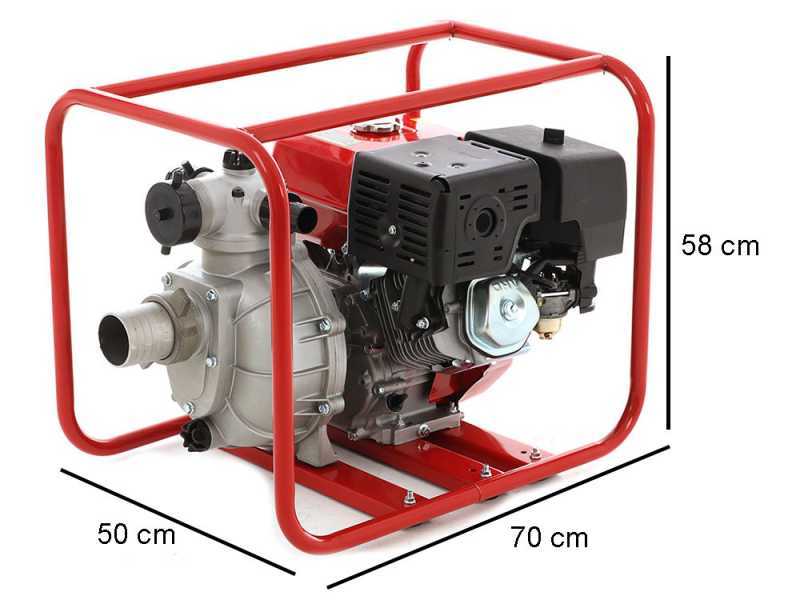 Motopompe à essence pour eau propre - 7,0 CV, moteur thermique à 4