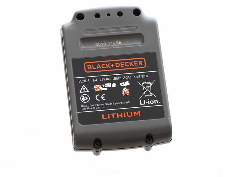 Scie Elagueuse sans fil 18V Batterie Lithium 1,5Ah GPC1820L20QW + Chargeur  BLACK & DECKER