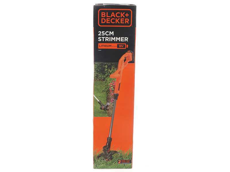 Black &amp; Decker ST182320-QW - Coupe-bordure &agrave; batterie - 18V / 2Ah