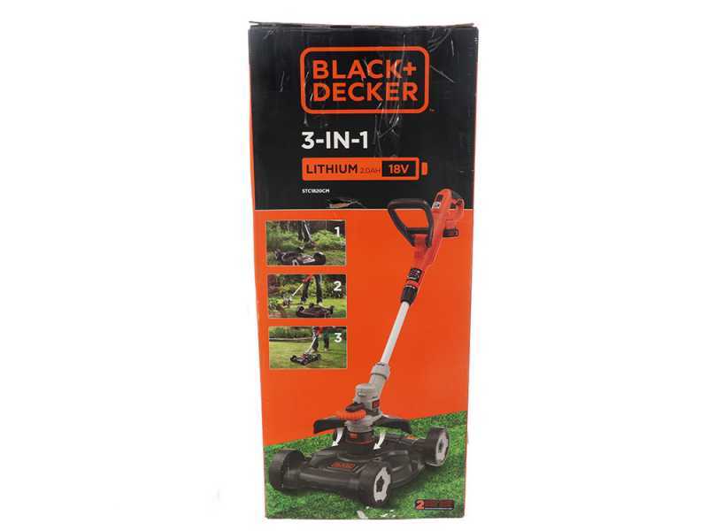 Black &amp; Decker STC1820CM-QW - Coupe-bordures 3 en 1 - 18V - 2Ah