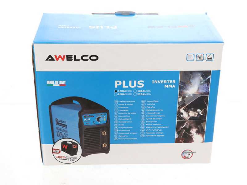 Poste &agrave; souder inverter &agrave; &eacute;lectrode &agrave; courant continu MMA Awelco Plus 160