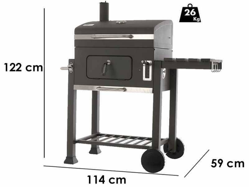 Barbecue &agrave; charbon CB2400 Medium - Version Standard - Surface de cuisson 2400cm2