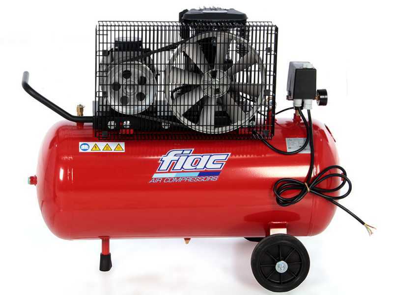 Compresseur d'air 100 L tri-phases Fiac AB 100-360 T transmission