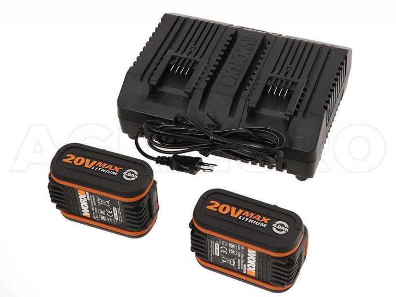 Pack 2 Aspirateurs à batterie 20V Eau Poussières Cendres + 2 Batterie  lithium 2.0Ah + Chargeur Cuves INOX 20L et 12L VITO