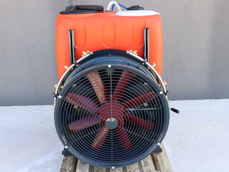 Ventilateur à jet d'eau noir 28 cm - Ventilateur d'été avec atomiseur d'eau  pour un