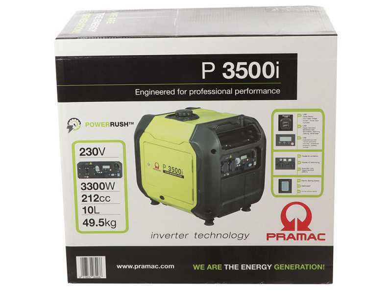 Groupe électrogène INVERTER P3500I - qualité professionnelle - Champion  Direct