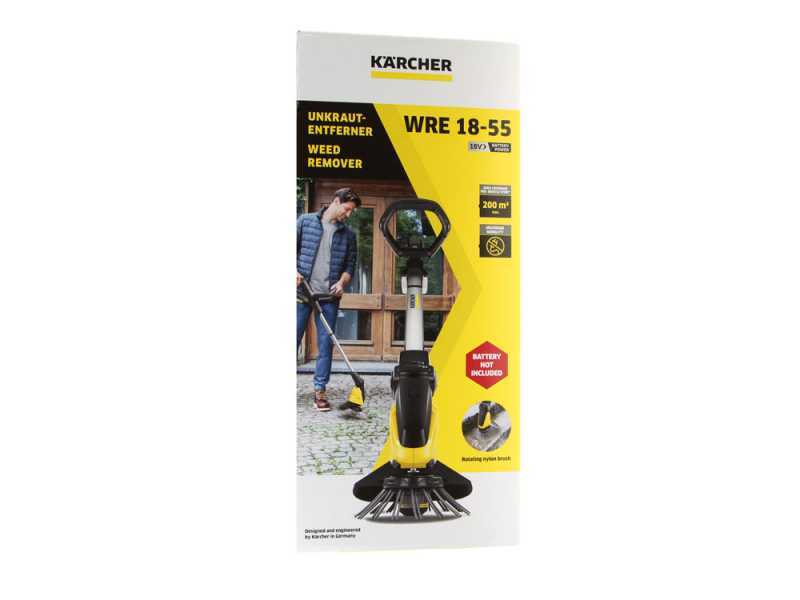 Karcher WRE18-55 - D&eacute;sherbeur &agrave; batterie - Batterie au lithium 18 V