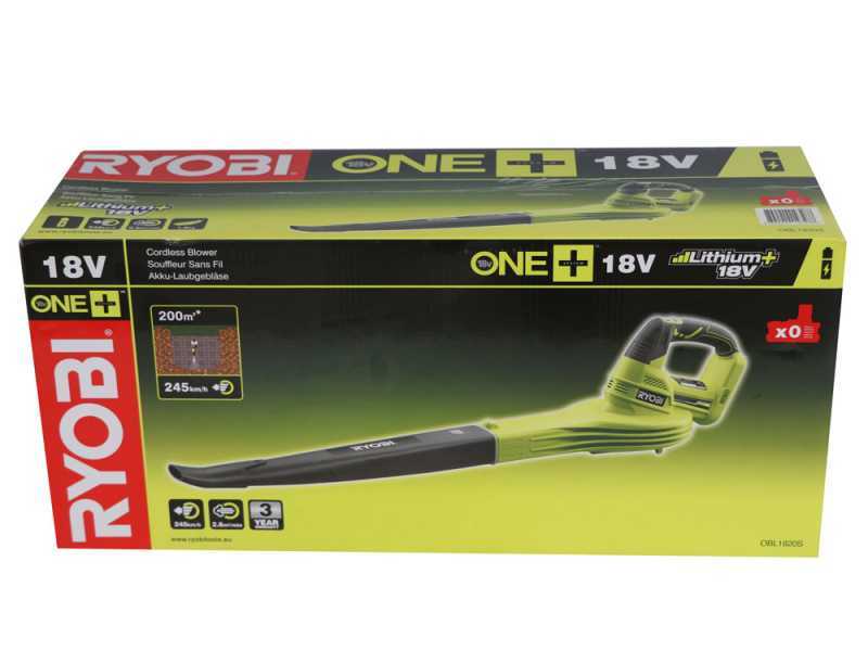 Souffleur sans fil 18V ONE+ RYOBI OBL1820S - Sans batterie ni