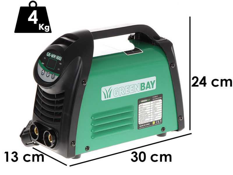 Poste &agrave; souder inverter &agrave; &eacute;lectrode &agrave; courant continu GREENBAY GB-WM 160J - 160A - avec Kit MMA