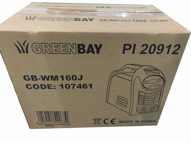 Poste &agrave; souder inverter &agrave; &eacute;lectrode &agrave; courant continu GREENBAY GB-WM 160J - 160A - avec Kit MMA