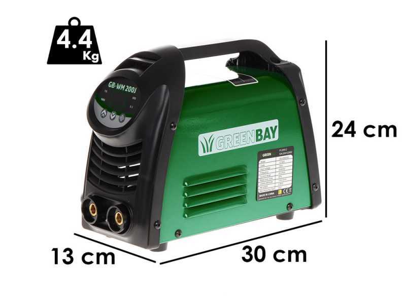 Poste &agrave; souder inverter &agrave; &eacute;lectrode &agrave; courant continu GREENBAY GB-WM 200J - 200A - avec Kit MMA