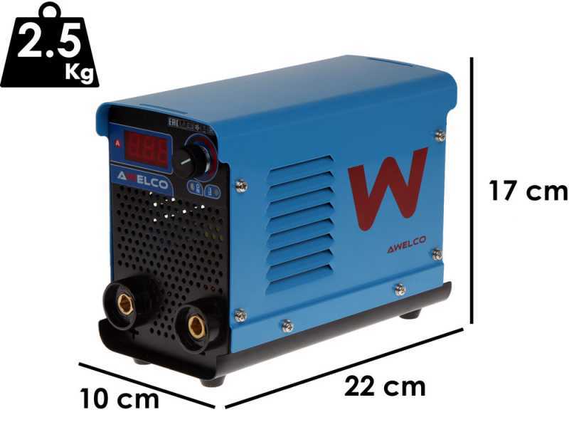 Poste &agrave; souder inverter &agrave; &eacute;lectrode MMA Awelco AX180 - avec Kit MMA - Cycle 30%160A