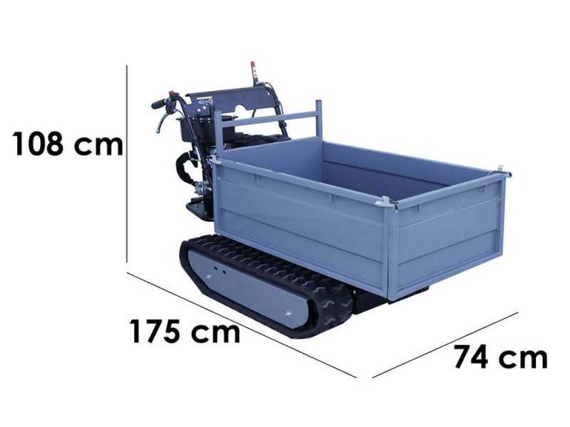 Brouette &agrave; chenilles Wortex SFL 500-HS - Caisson extensible avec charge de 500 Kg