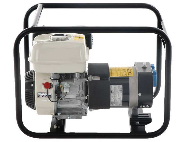 Habitium : Générateur monophasé à essence avec démarrage manuel moteur  Honda 6200W GH8000M ITCPower