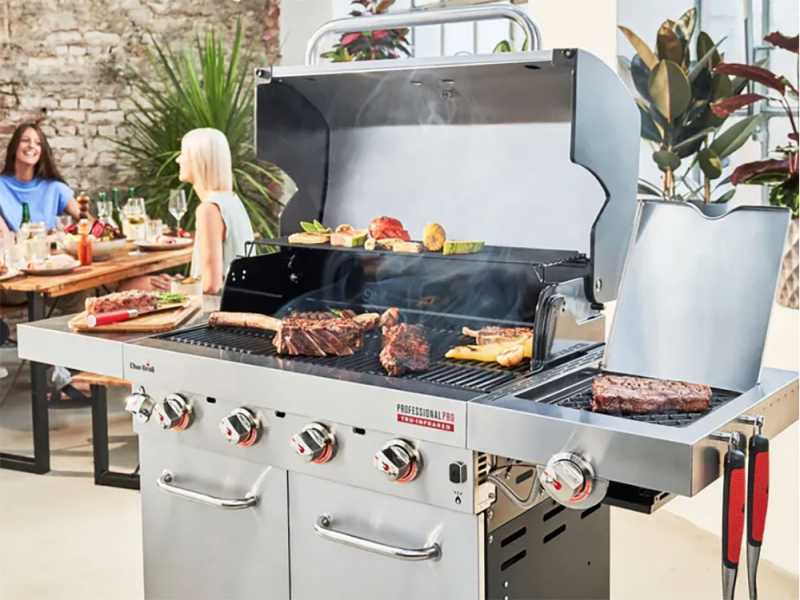 Barbecue Electrique sur Pied et de Table avec Grilles inoxydable et 3  Supports de Plats - Grille viande, BBQ grillade, grill