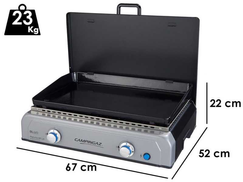Barbecue plancha &agrave; gaz Campingaz Plancha BF LX - Plaque de 60X40 cm