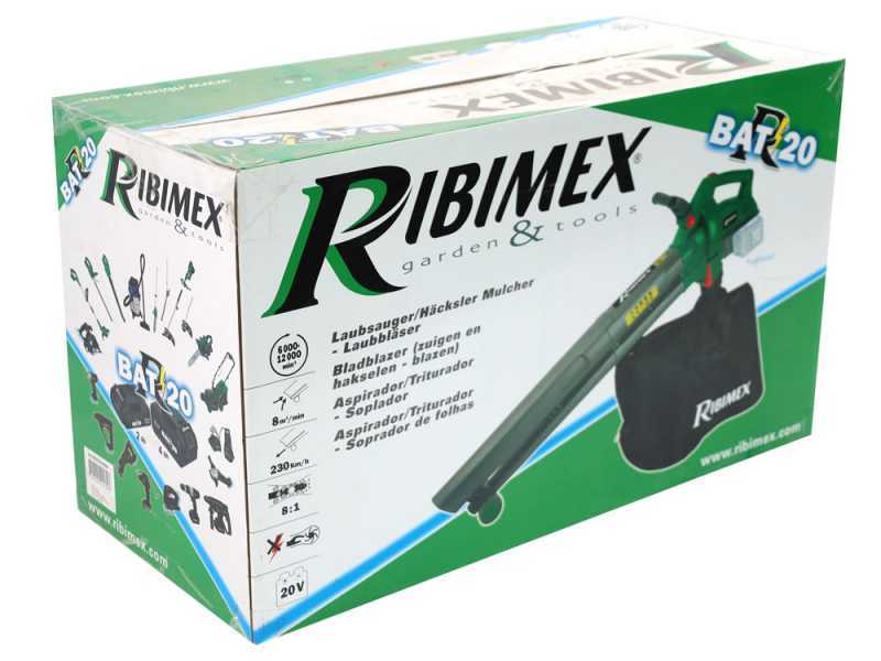 Souffleur à batterie RIBIMEX PRBAT20-ASBSB 40V en Promotion