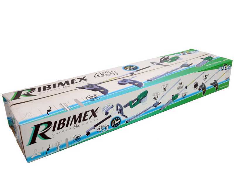 Ribimex PRBAT20-4EN1SB - D&eacute;broussailleuse multifonction &agrave; batterie - 40V - SANS BATTERIE ET SANS CHARGEUR