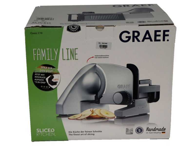 Graef Classic C10 Silver - Trancheuse avec lame de 170 mm