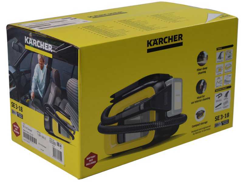 Karcher - Nettoyeur de sol Injecteur Extracteur SE 3-18 Compact - Nettoyeur  vapeur - Rue du Commerce