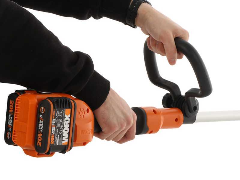 Worx WG183E - D&eacute;broussailleuse &agrave; batterie - 40V - 2x20/2Ah