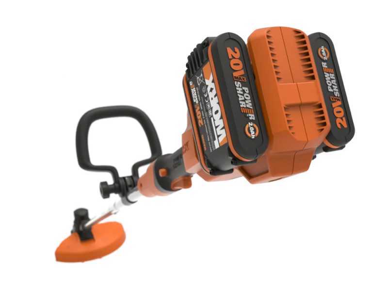 Worx WG183E - D&eacute;broussailleuse &agrave; batterie - 40V - 2x20/2Ah