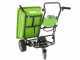 Brouette &agrave; batterie sur roues Greenworks G40GC Garden Cart 40V- Brouette &eacute;lectrique