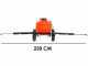 Pompe de pulv&eacute;risation &agrave; batterie Stocker 12V de 80 l art. 303 - Pompe de pulv&eacute;risation &eacute;lectrique sur chariot avec barre de pulv&eacute;risation et crochet d'attelage