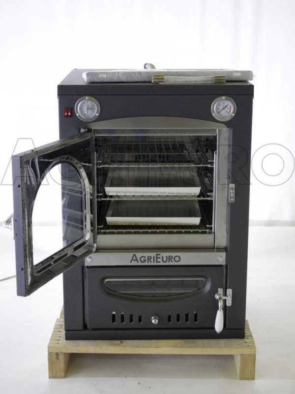 Four électrique 10 L, 2 gants de cuisine + grille et plateau inclus, four  électrique ventilé, 750 W, 36,5 x 26 x 22 cm, argent et noir.