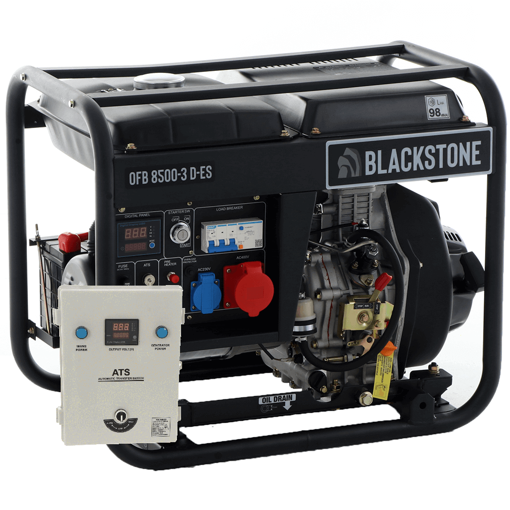Groupe électrogène diesel FullPower Blackstone OFB 8500-3 D-ES FP