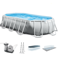 Piscine Ovale Intex Prisma Frame 26796NP En Promotion AgriEuro