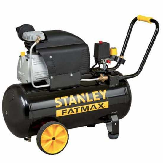 Stanley Fatmax D251/10/50s - Compresseur d'air &eacute;lectrique sur chariot - Moteur 2.5 CV - 50 L - Air comprim&eacute;