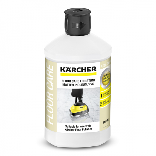 Cire pour sols en pierre, linol&eacute;um PVC RM532 - pour FP 303 Karcher