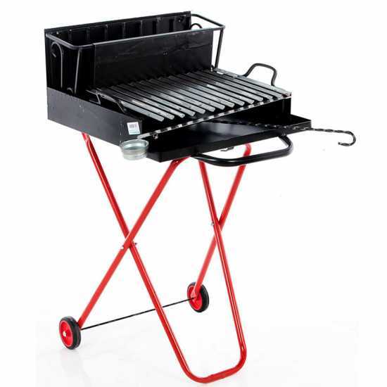 Barbecue portable &agrave; bois et charbon 142 Small - Pliant