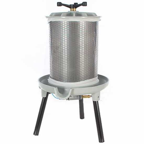 Pressoir pneumatique Grifo PEA40 - Cage inox capacit&eacute; 40L