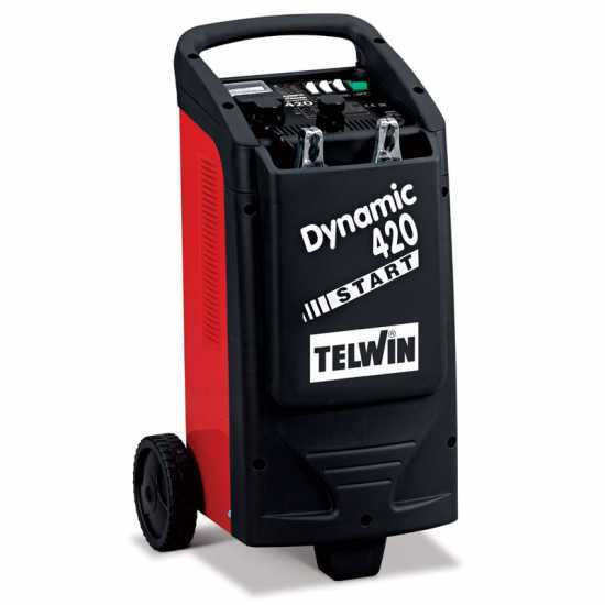 Telwin Dynamic 420 Start - Chargeur de voiture et d&eacute;marreur - batteries humides/d&eacute;marrage-arr&ecirc;t 12/24V