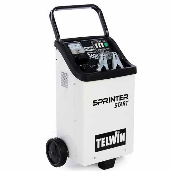 Telwin Sprinter 3000 Start - Chargeur de voiture et d&eacute;marreur - batteries humides/d&eacute;marrage-arr&ecirc;t 12/24V