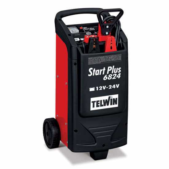 Telwin Start Plus 6824 - D&eacute;marreur &agrave; batterie - batteries 24V et 12V - chargeur de batterie inclus