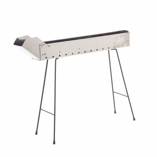 Cruccolini Inox 75&nbsp;cm - Barbecue sp&eacute;cial pour brochettes &agrave; charbon