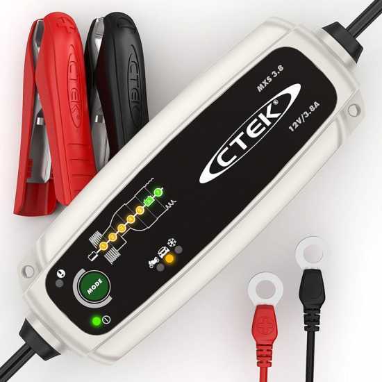 CTEK MXS 3.8 - Chargeur de batterie et mainteneur de charge automatique - batteries de 12V - 7 &eacute;tapes