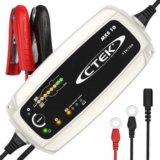 CTEK MXS 10 - Chargeur de batterie 12V - 8 &eacute;tapes - automatique - ateliers, caravanes, bateaux, voitures