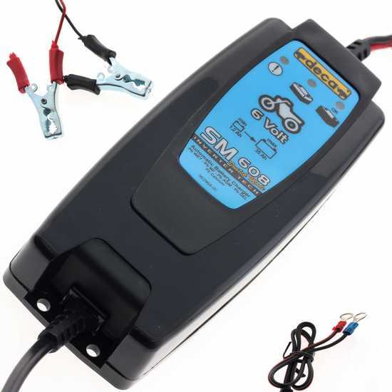 Deca SM 608 - Chargeur de voiture automatique - 6V - batteries de voiture et moto jusqu'&agrave; 35Ah