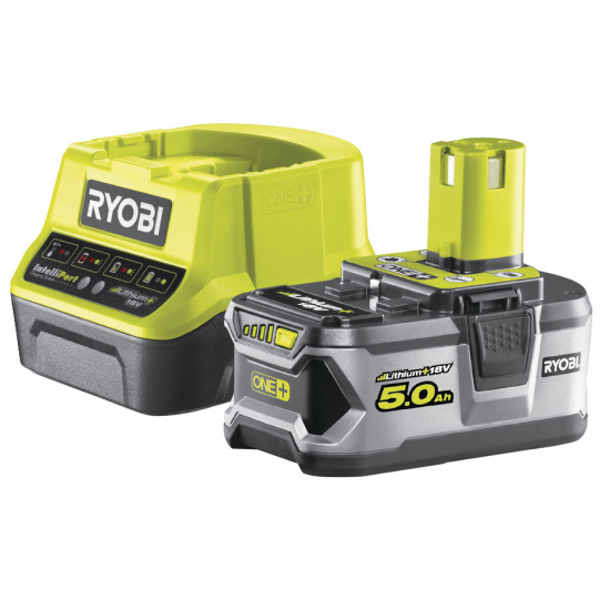 Batterie au lithium RYOBI - 18V - 5Ah + chargeur