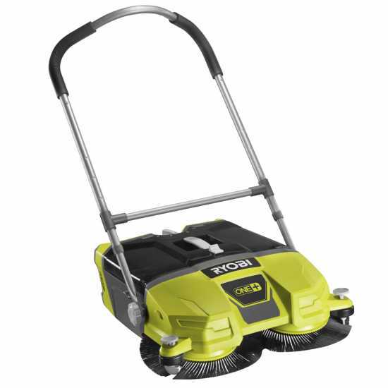 Ryobi R18SW3-0 - 18V - Balayeuse &agrave; batterie avec bac de ramassage - SANS BATTERIE NI CHARGEUR